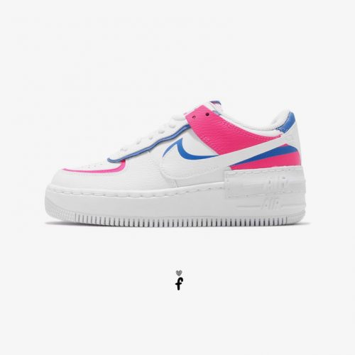 Nike Air Force 1 Shadow White Blue Pink